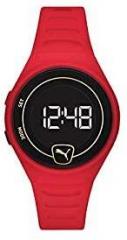 Puma Faster Digital Black Dial Unisex's Watch P5047