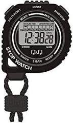 Q&Q Quartz Digital Black Dial Unisex Adult Watch HS48J002Y