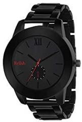Relish Analogue Men's Watch Black Dial Black Colored Strap RE BB1085