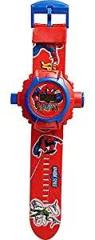 RONT RONT Digital 24 crids Images . Spiderman Wonderful Projector Watch for Kids| Brithday Gift | Kids Watch | Unisex, Assorted Design