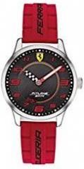 Scuderia Ferrari PITLANE Analog Black Dial Unisex Adult's Watch 0860013