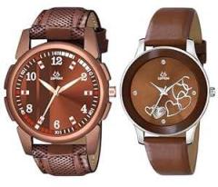 Septem 213 122 Black Sporty Look Designer Couple Watch Analog Wrist Watch for Men & Women