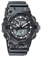 SF Hustler Analog Digital Dial Men's Watch with night vision backlight, dual time & alarm feature manufactured by Titan Company Ltd