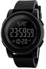 Shocknshop Simple Sport Digital Men s Military Watches Electronic LED Time Black Wristwatch