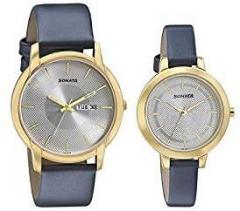 Sonat Pairs Analog Silver Dial Unisex's Watch NN770318141YL02/NP770318141YL02