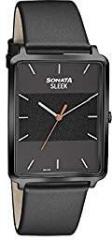 Sonata Analog Black Dial Men's Watch 7144NL01