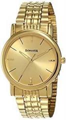 Sonata Analog Gold Dial Men's Watch NM7987YM06W / NL7987YM06W