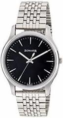 Sonata Essentials Analog Black Dial Men's Watch NM77082SM01 / NL77082SM01
