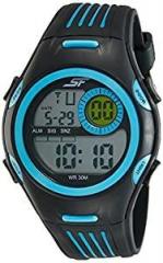 Sonata Fibre SF Digital Grey Dial Men's Watch 77072PP02