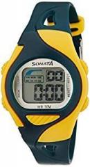 Sonata SF Super Fibre Digital Grey Dial Men's Watch NM87011PP04A/NN87011PP04