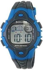 Sonata SF Super Fibre Digital Grey Dial Men's Watch NM87012PP03A/NN87012PP03