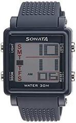 Sonata Super Fibre Digital Grey Small Dial Men's Watch NL77043PP02 / NL77043PP02