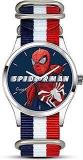 Spiderman Red/Blue Nylon Strap Premium Unisex Watch for Kids