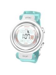 SPIKY Premium Round Multi Functional Sports Digital Kids Wrist Watch with Unique & Stylish Shiny Border on Dial | Luminous LED Light | Alarm | Comfortable Silicone Strap Belt | Best Birthday Return Casual Gift for Boys & Girls