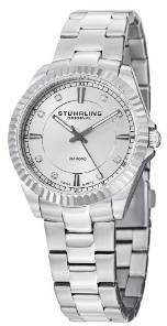 Stuhrling Original Aquadiver Marine Diamond Analog Silver Dial Women's Watch 408LD.01