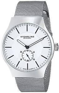 Stuhrling Original Classic Albion Analog Silver Dial Men's Watch 125G.33112