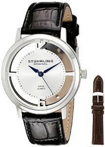 Stuhrling Original Classic Analog Silver Dial Men's Watch 388G2.SET.01