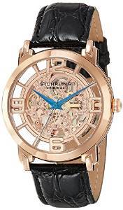 Stuhrling Original Lifestyles Analog Gold Dial Men's Watch 165B.334514