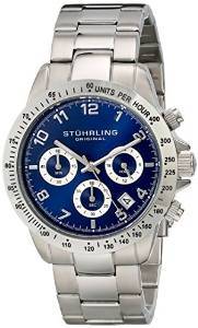 Stuhrling Original Monaco Concorso Analog Blue Dial Men's Watch 665B.02