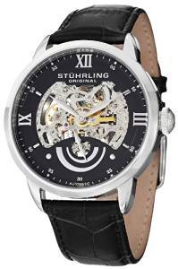 Stuhrling Original Symphony Analog Black Dial Men's Watch 574.02