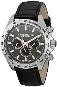 Stuhrling Original Triumph Classic Analog Grey Dial Men's Watch 564L.01