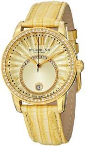 Stuhrling Original Vogue Analog Gold Dial Women's Watch 544.1135A15