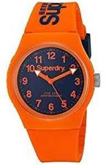 Superdry Urban Analog Orange Dial Unisex Watch SYG164O