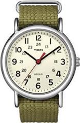 TIMEX Weekender Analog Beige Dial Unisex Watch T2N651
