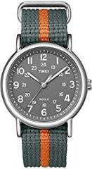 TIMEX Weekender Analog Grey Dial Unisex's Watch T2N649