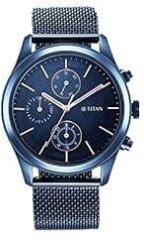 Titan Blue Dial and Band Analog Stainless Steel Watch for Men NR1805QM02