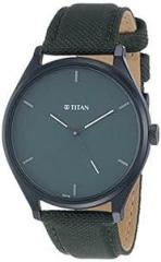 Titan Neo Analog Green Dial Men's Watch 1802NL02/NR1802NL02