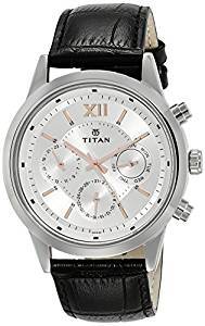 Titan Neo Analog Silver Dial Men's Watch 1766SL04