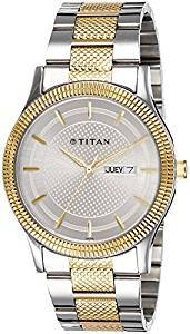 Titan Octane Analog Silver Dial Men's Watch NK1650BM03