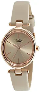 Raga Viva Analog Rose Gold Dial Women's Watch NL2579WL01