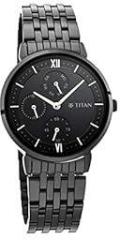 Titan Women Metal Neo Analog Black Dial Watch Np2652Nm01/Np2652Nm01, Band Color Black