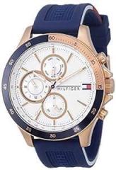 Tommy Hilfiger Bank Analog White Dial Men's Watch TH1791778