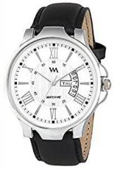 Watch Me AW 2021 Analogue Men's Watch White Dial Black Colored Strap