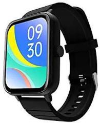 Zebronics DRIP Smart Watch with Bluetooth Calling, 4.3cm 1.69 inch, 10 built in & 100+ Watch Faces, 100+ Sport Modes, 4 built in Games, Voice Assistant, 8 Menu UI, Fitness Health & Sleep Tracker Black