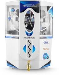 Grand Plus Mini Opel 12 Litres RO + UV + CU Guard + Alkaline Enhancer + Mineral Water Purifier