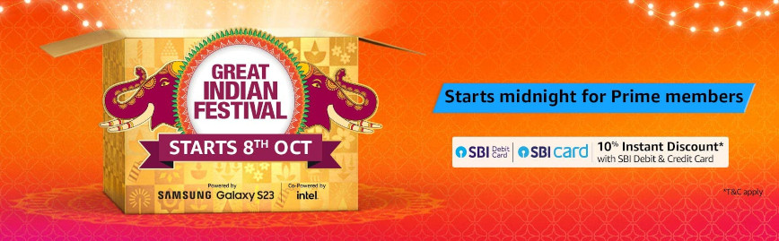 Amazon Great Indian Festival 2023 with offers