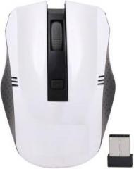 Adnet White High Speed Sleek 2.4 Ghz Nano Receiver for PC Laptop Wireless Optical Mouse