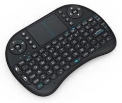 Aerizo Portable Wireless Bluetooth Keyboard With USB Port Bluetooth, Smart Connector, Wired USB, Wireless Multi device Keyboard