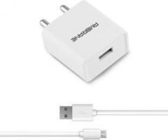 Ambrane AWC 11 2A Fast Charger with Charge & Sync USB Cable Mobile Charger