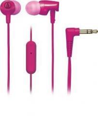 Audio Technica SonicFuel In Ear ATH CLR100iS PK Wired Headset