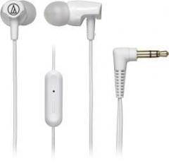 Audio Technica SonicFuel In Ear ATH CLR100iS WH Wired Headset With Mic