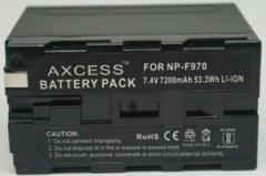 Axcess NP F970 7.4V 7200mAh Li Ion Rechargable For SNY Battery