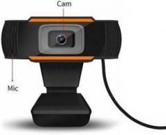 Biratty HD USB WebCam with Mic for Laptops/PCs for Video Conferencing/Streaming/Video Calling Webcam