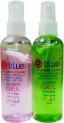 Bluei GEL 100 Pack of 2 LED/LCD/TFT/Screen cleaning Kit Gel Spray Bottle for Computers, Gaming, Mobiles, Laptops