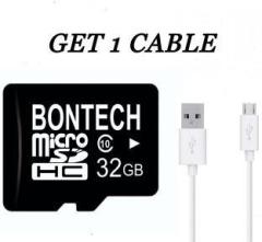 Bontech 10X 32 GB MicroSDHC Class 10 48 MB/s Memory Card
