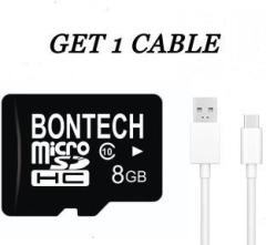Bontech 10X 8 GB MicroSDHC Class 10 48 MB/s Memory Card